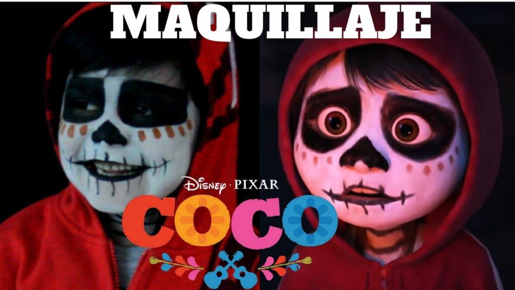 maquillaje de coco pixar